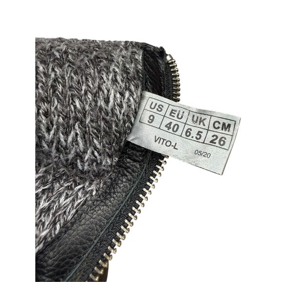 Cougar Vito Women’s 9 Leather Waterproof Boots Black Winter Lined Zip - Picture 8 of 9